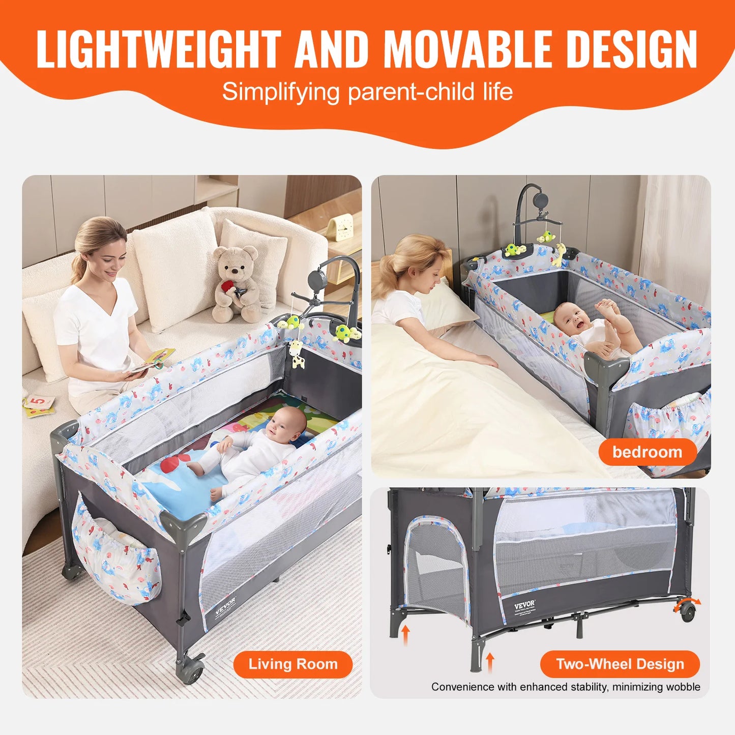 Devine In Out SucceBuy Bedside Baby Bassinet Sleeper