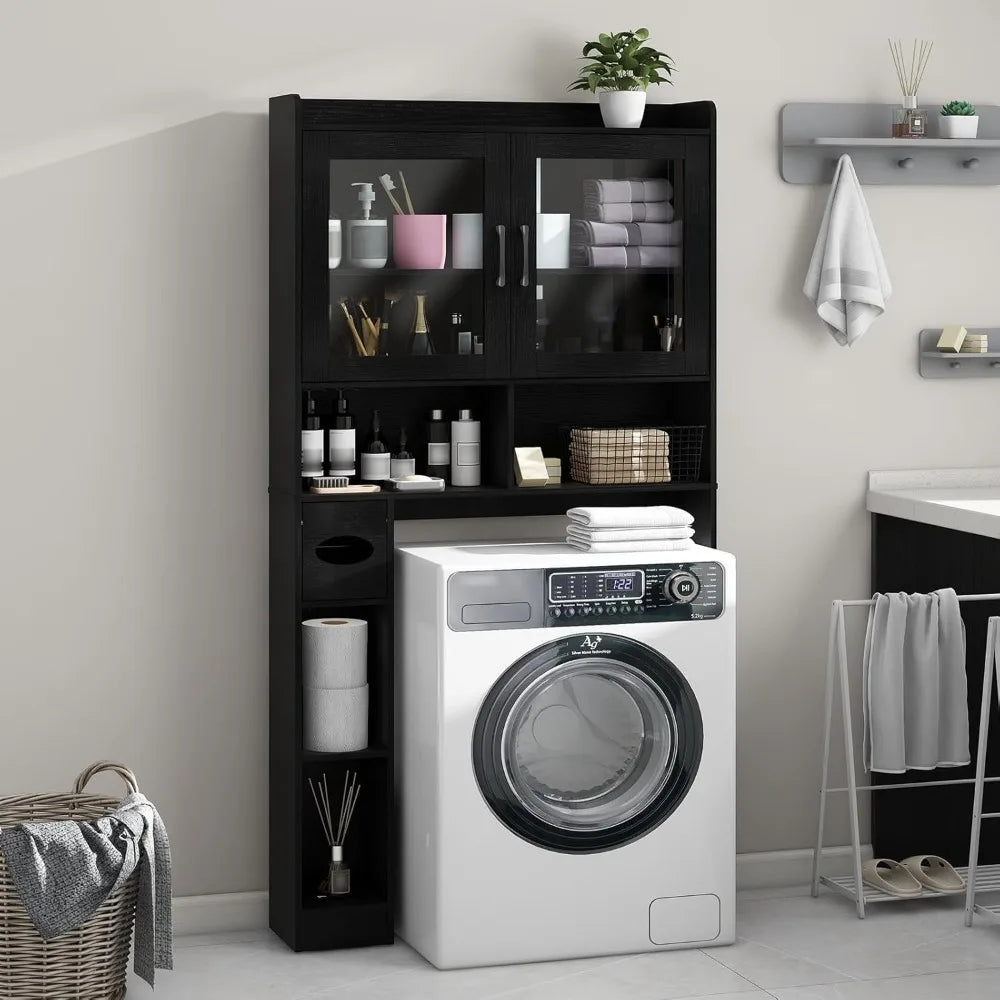 Farmhouse Style Over Toilet Storage Cabinet