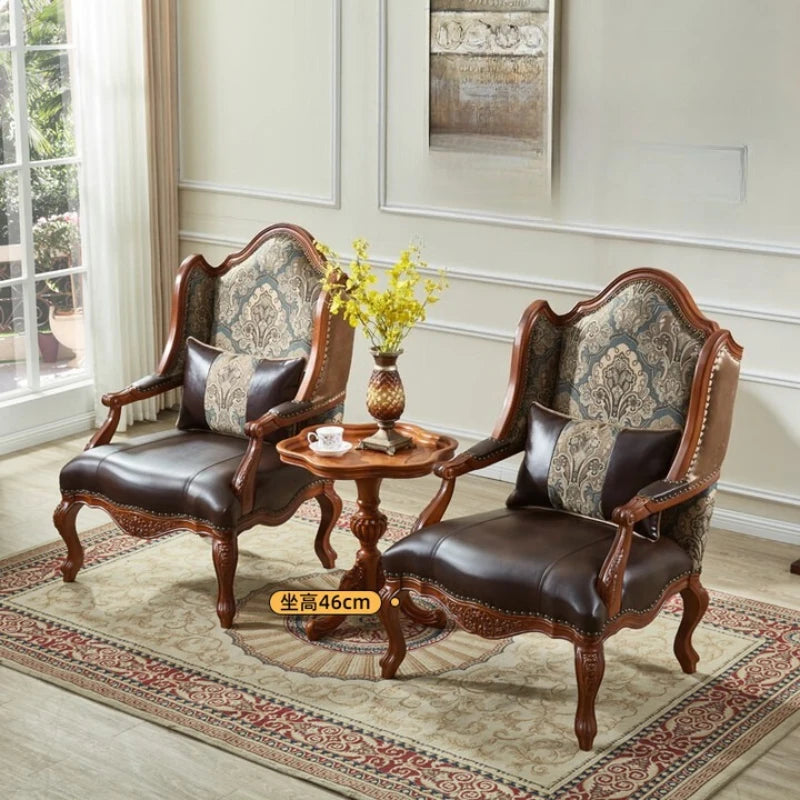 Dutrieux Single Fancy Living Room Chair With Back Support