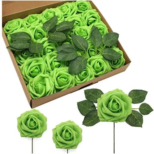 Artificial Foam Rose Flowers for Weddings Bouquets and Centerpieces