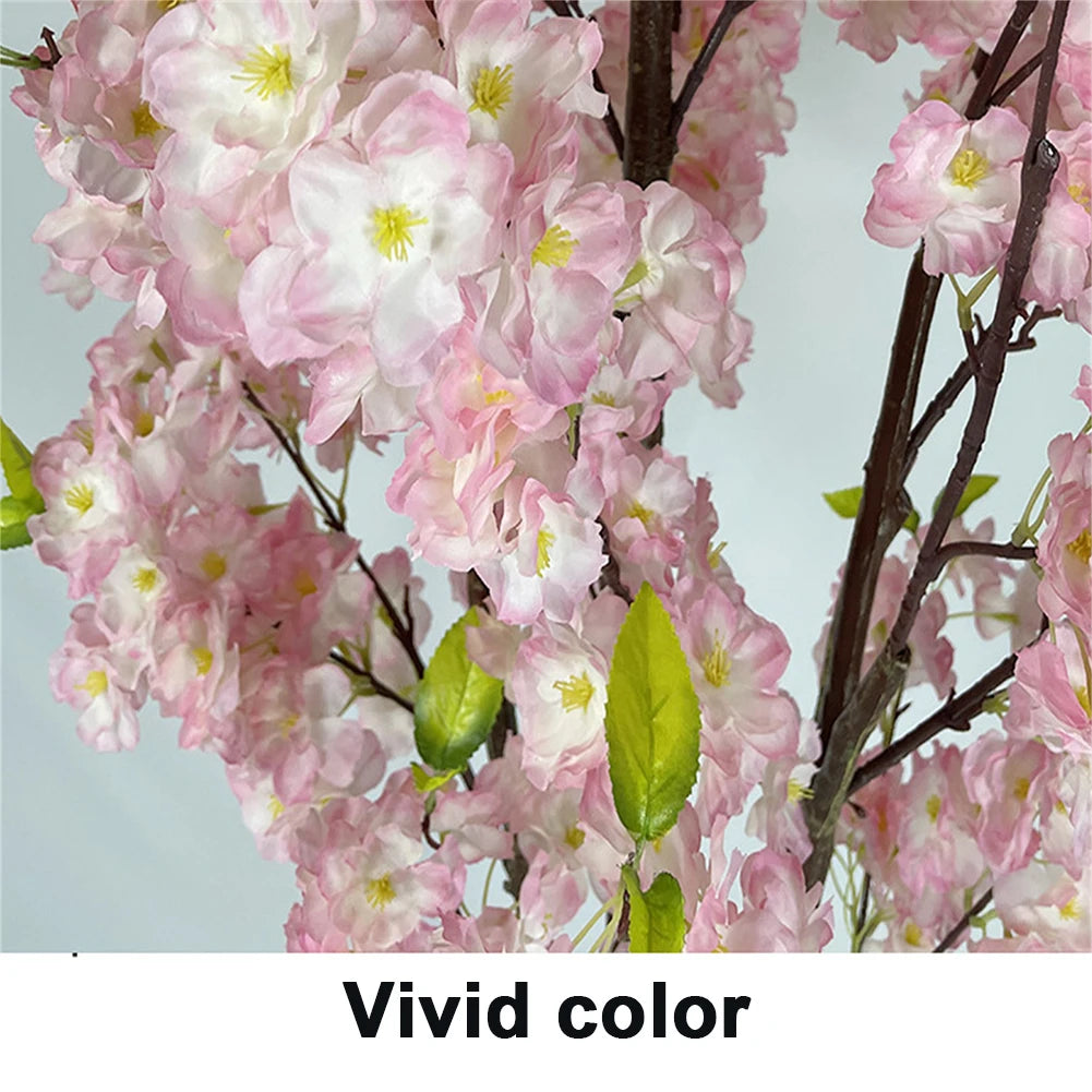 TWISTER.CK Artificial Cherry Blossom Tree Potted Indoor Decor