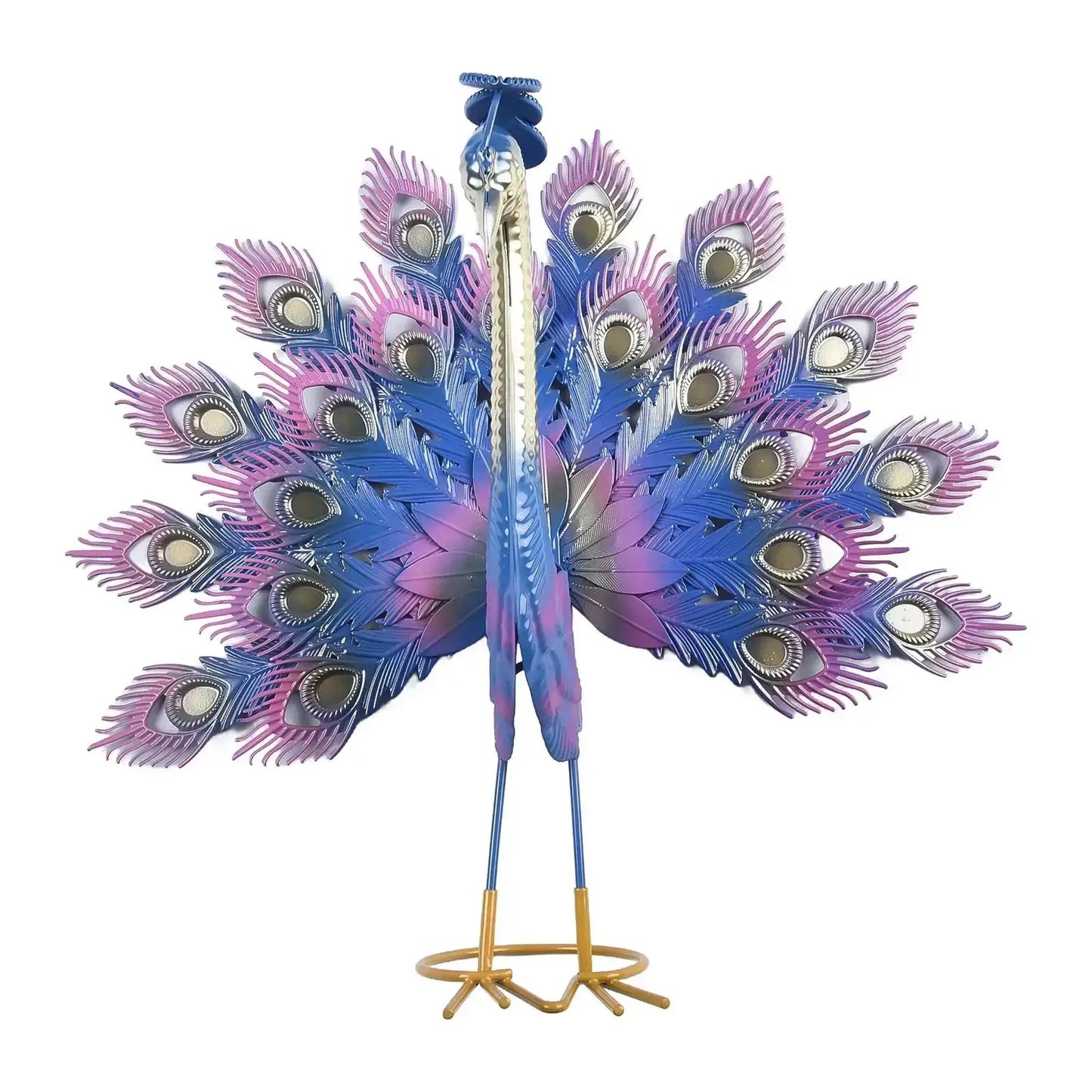 Hign-concerned Peacock Metal Statue Animal Sculpture