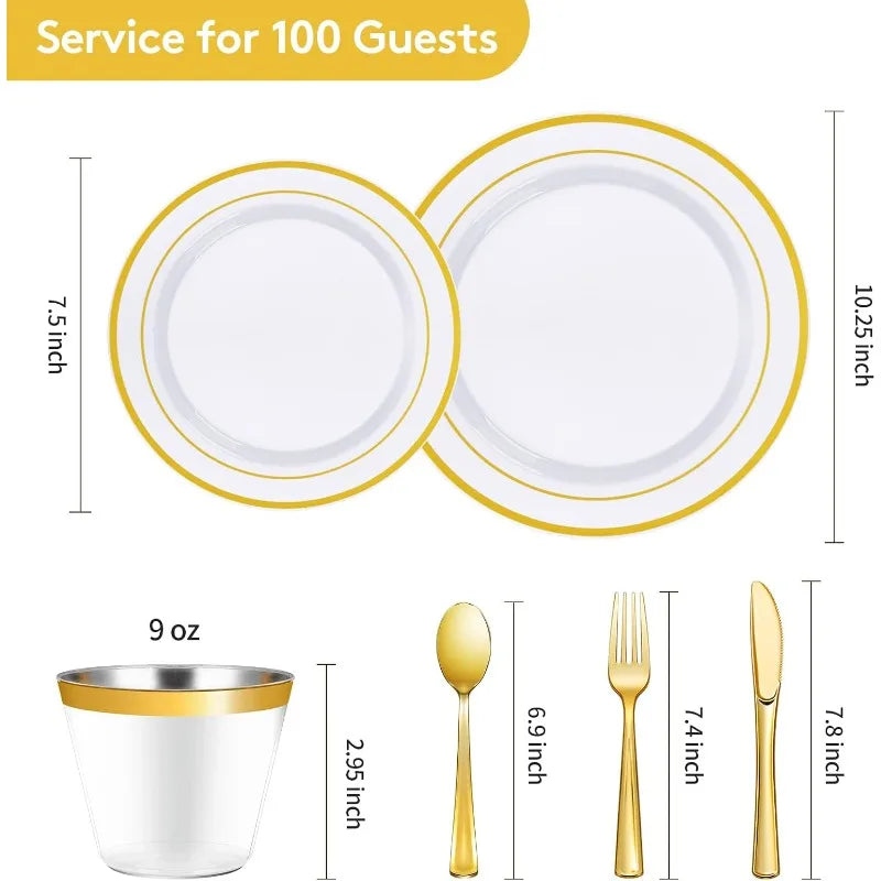 Hign Concerned Disposable Plastic Party Dinner Plates