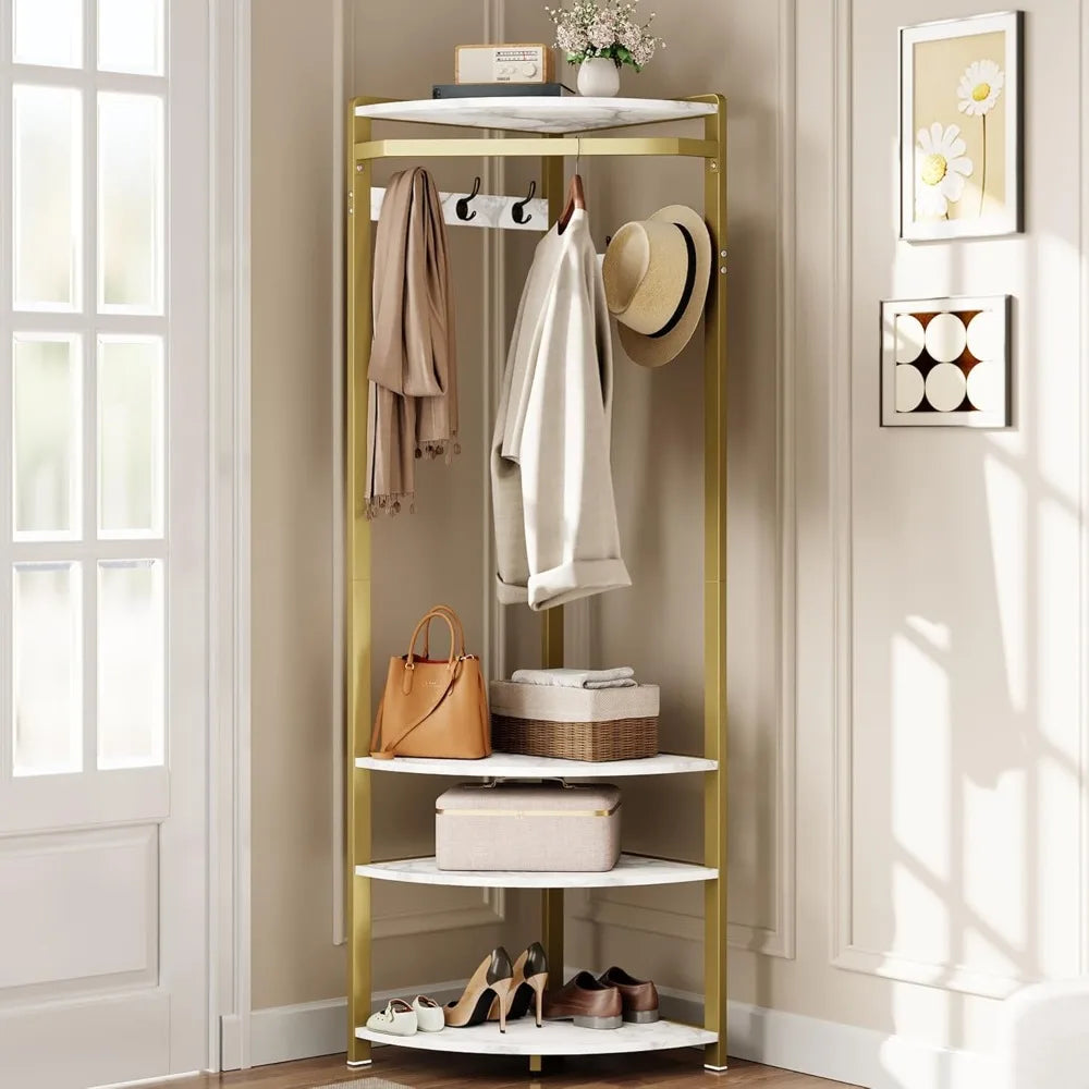 Coat Rack Shoe Bench And Hooks Hall Tree StorageSpace