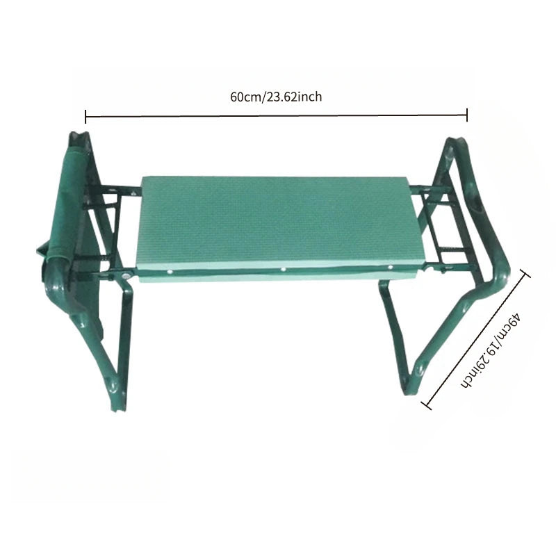 Garden Kneeling Stool Folding Chair For Gardening Metal