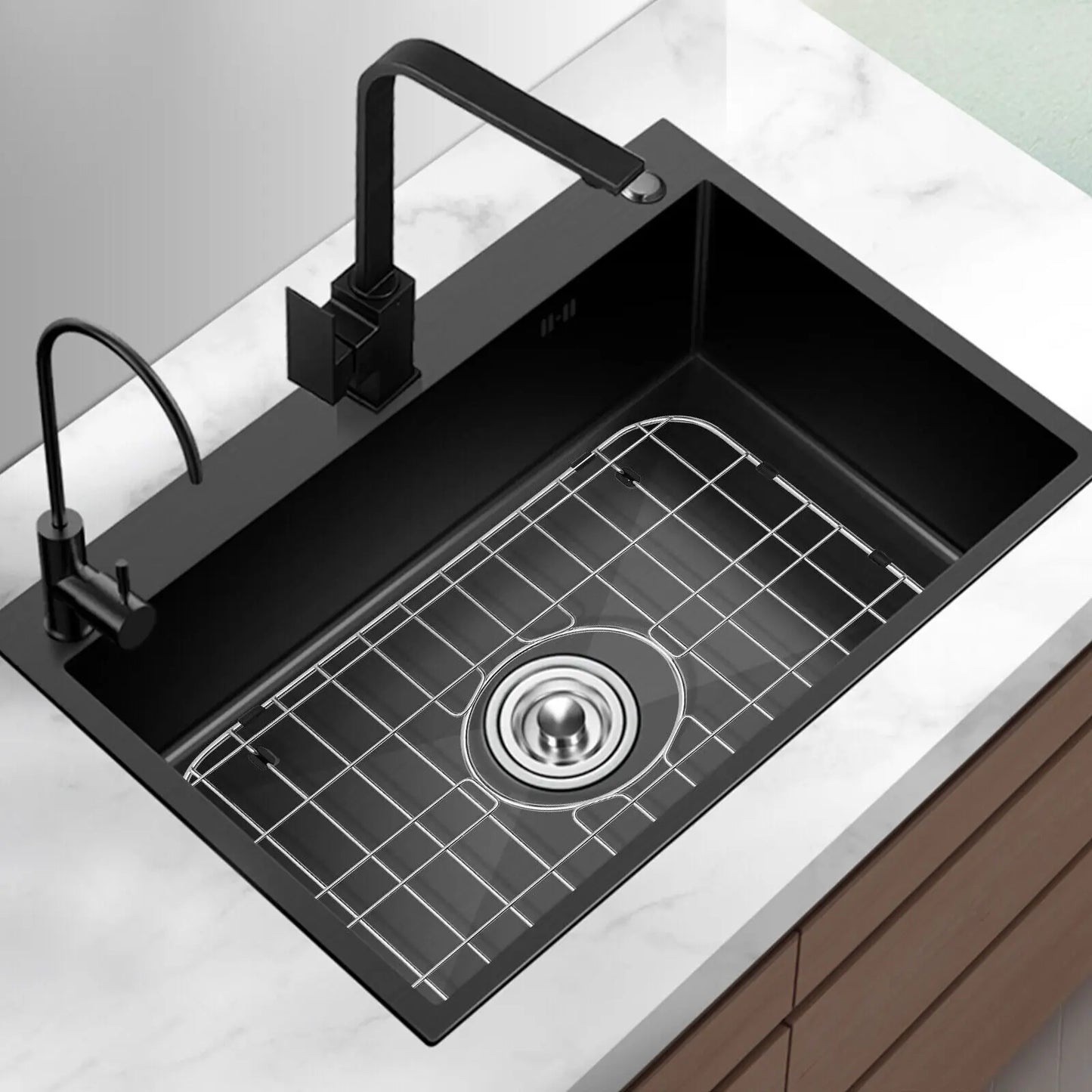 Bymaocar 304 Stainless Steel Sink Grid Protector For Kitchen