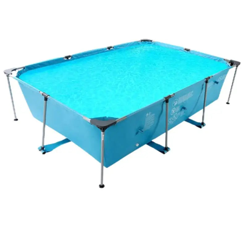 Above Ground Rectangular Frame Pool Durable for Backyard Use