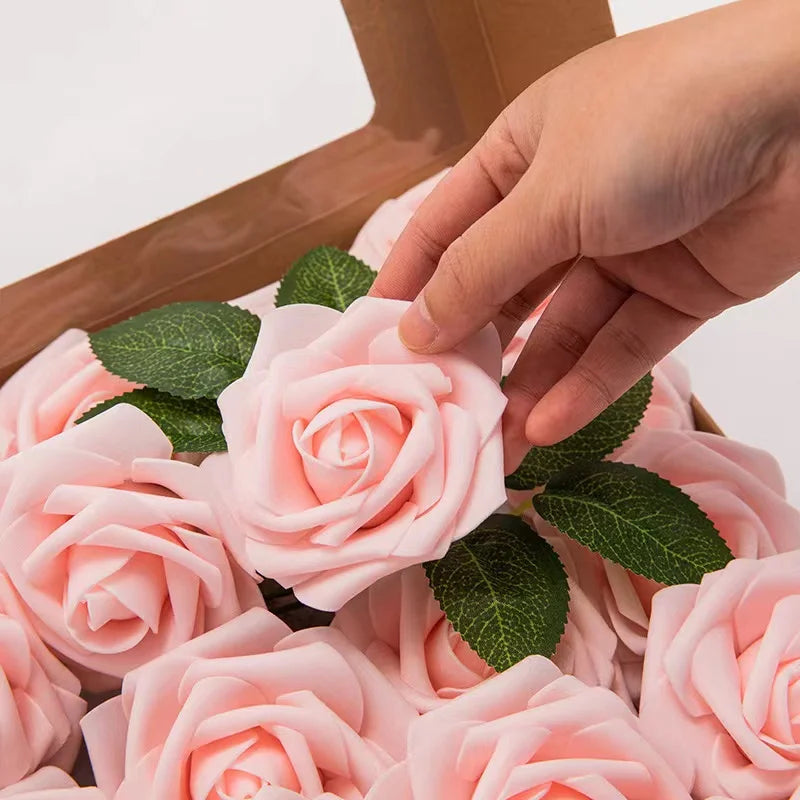 Artificial Foam Rose Flowers for Weddings Bouquets and Centerpieces
