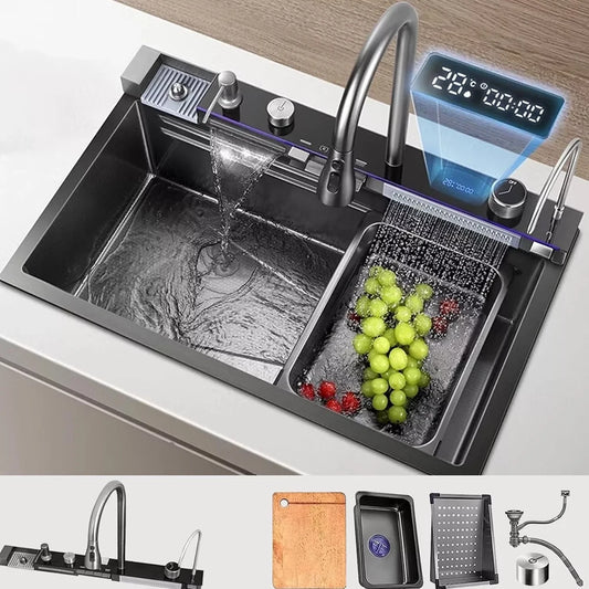 Suguword Stainless Steel Kitchen Sink With Basin Drainage