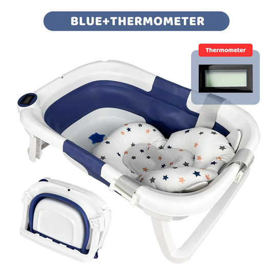 Devine In Out Temperature Sensing Foldable Baby Bathtub