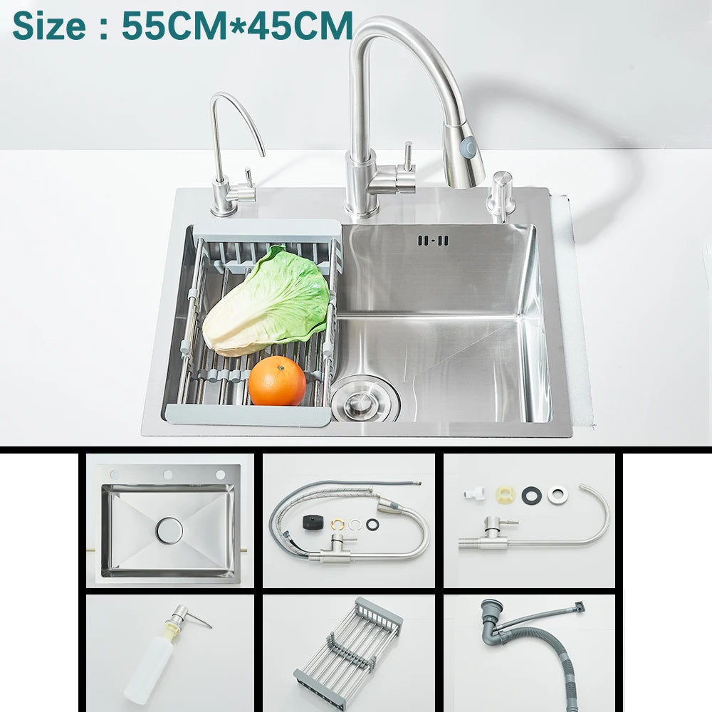 Certification Stainless Steel Kitchen Sink Digital Display