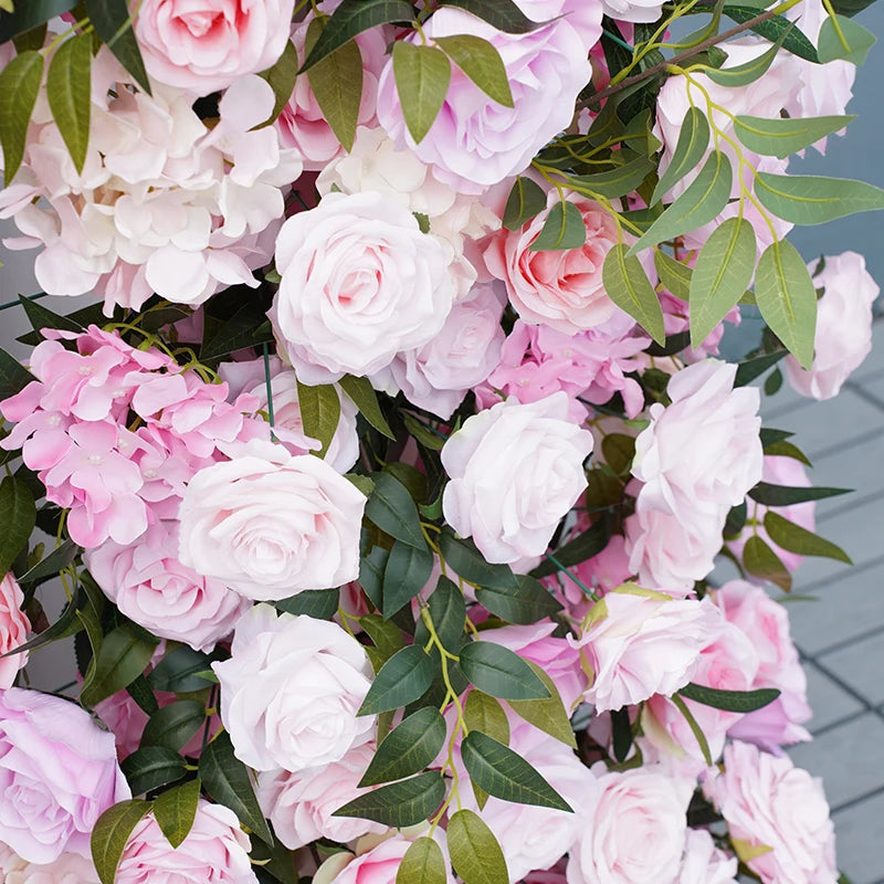 Angela Flower Silk Wedding Backdrop Arch Floral Arrangement