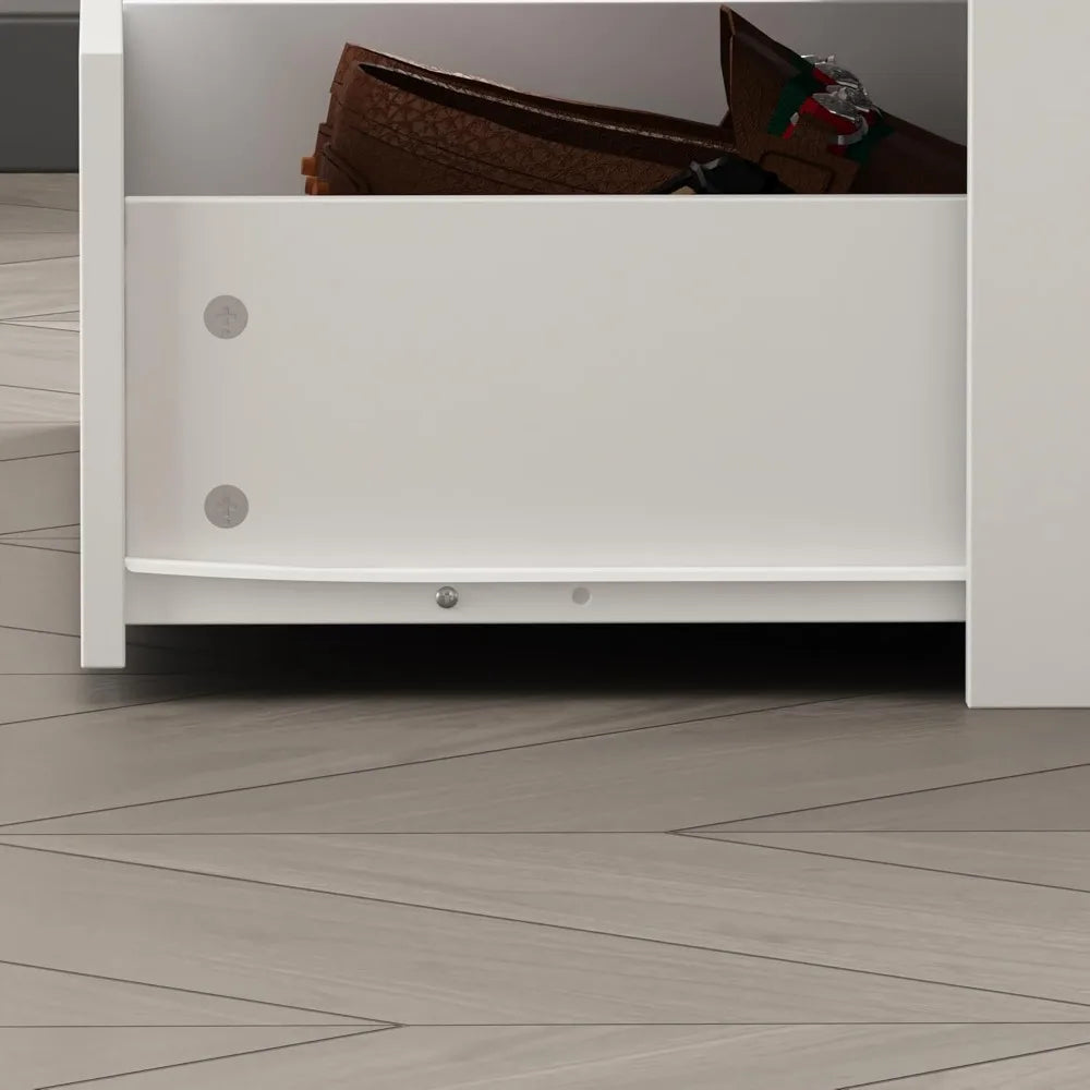 Ticify Armoire Island Wardrobe With Glass Tabletop Drawers