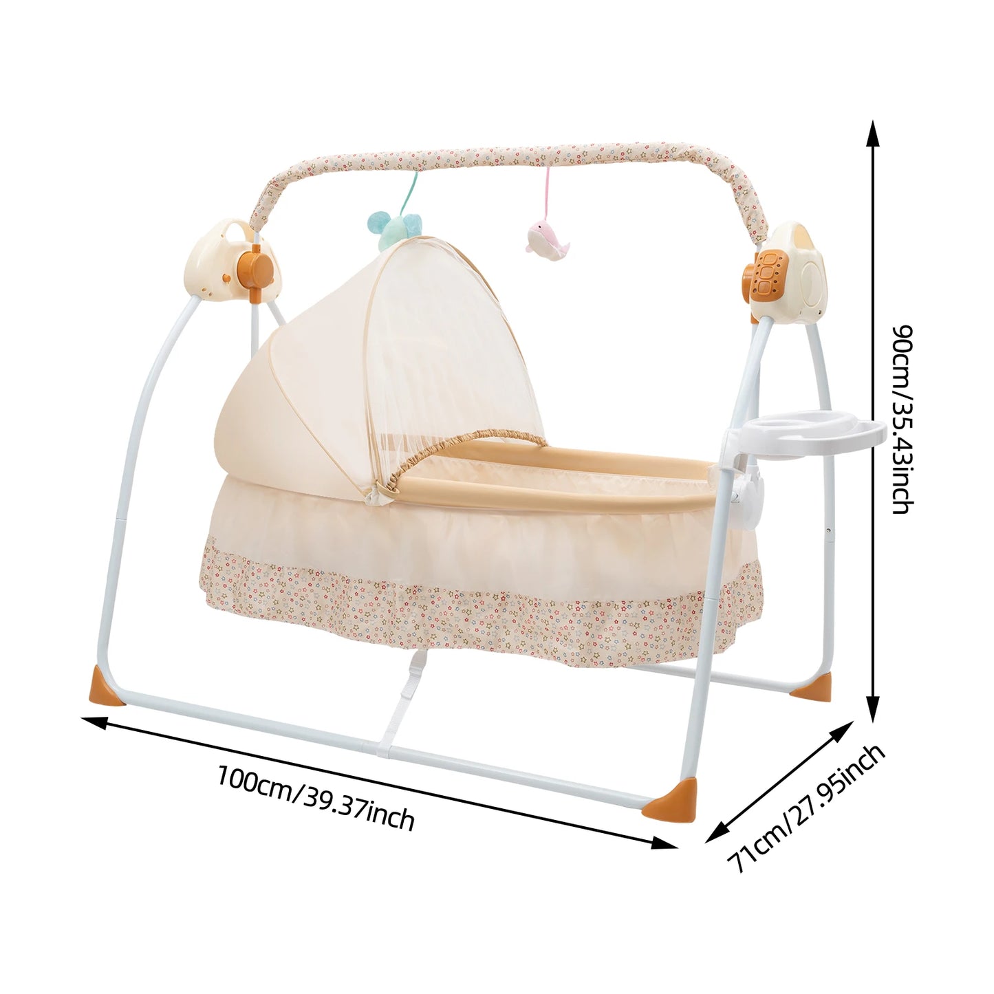 Devine In And Out Electric Baby Cradle Rocker Deluxe