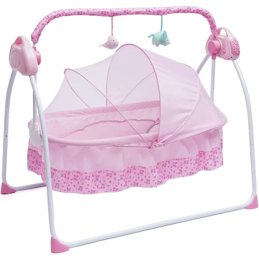 Devine In Out Electric Baby Crib Auto Rocking Bassinet