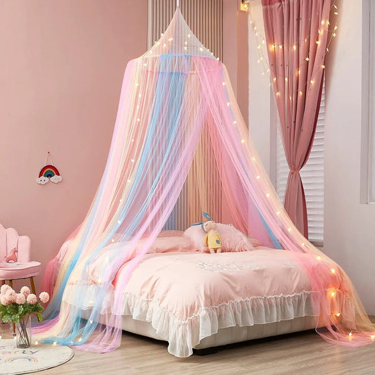DevineInAndOut Baby Mosquito Net Dome Canopy Light Crib