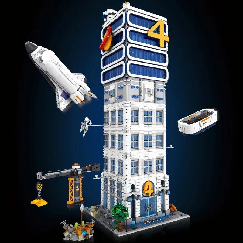 Barweer 6135PCS Four Heroes Tower House Building Blocks Set