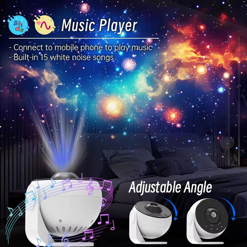 AUSYLE Galaxy Star Projector Planetarium Night Light