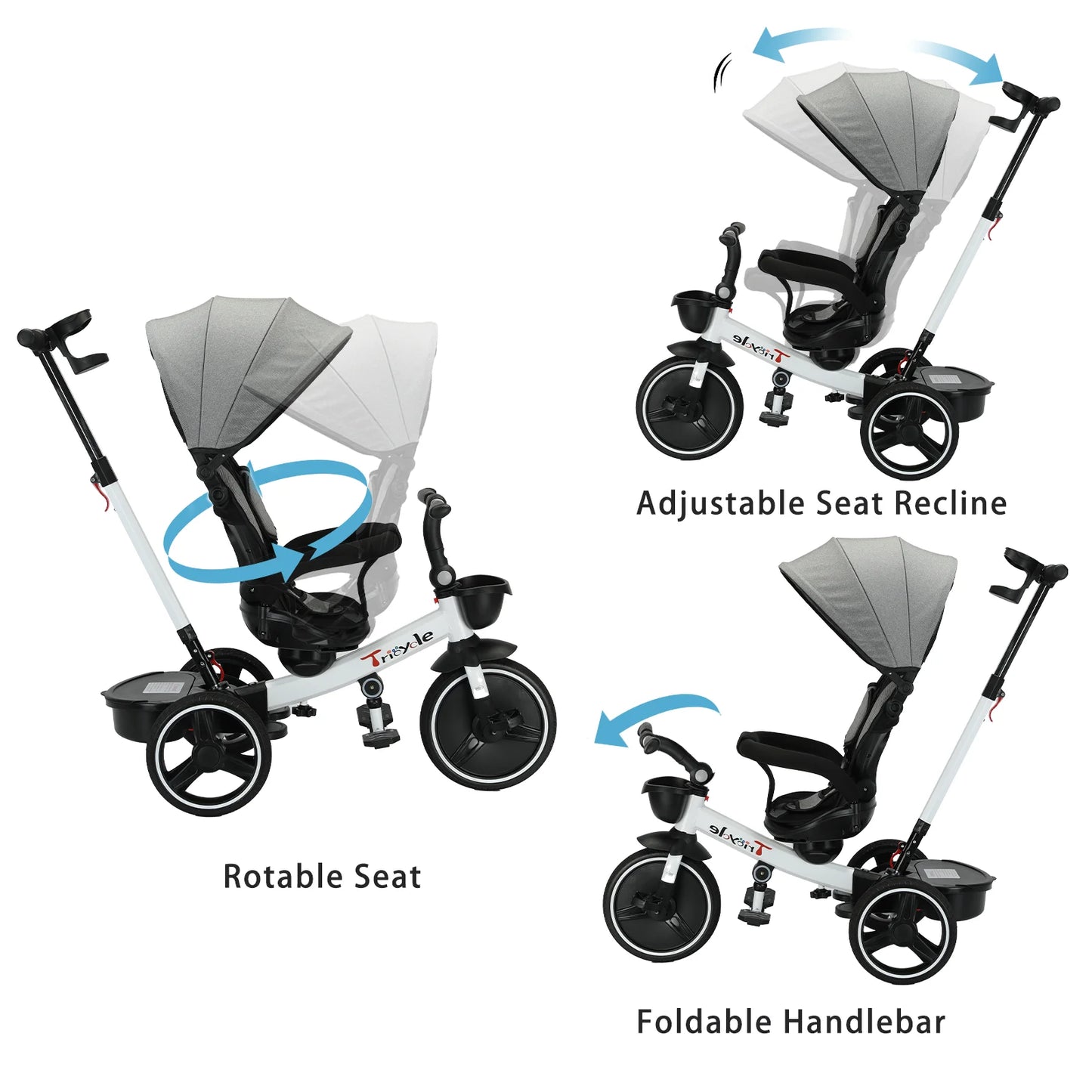 Devine In Out Ubravoo Baby Five In One Tricycle Stroller