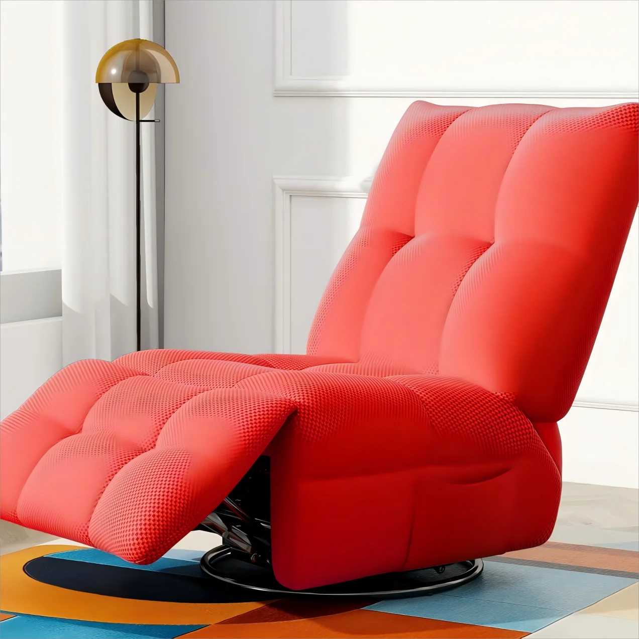 HOTEEL 360 Degree Swivel Recliner Chair For Living Room
