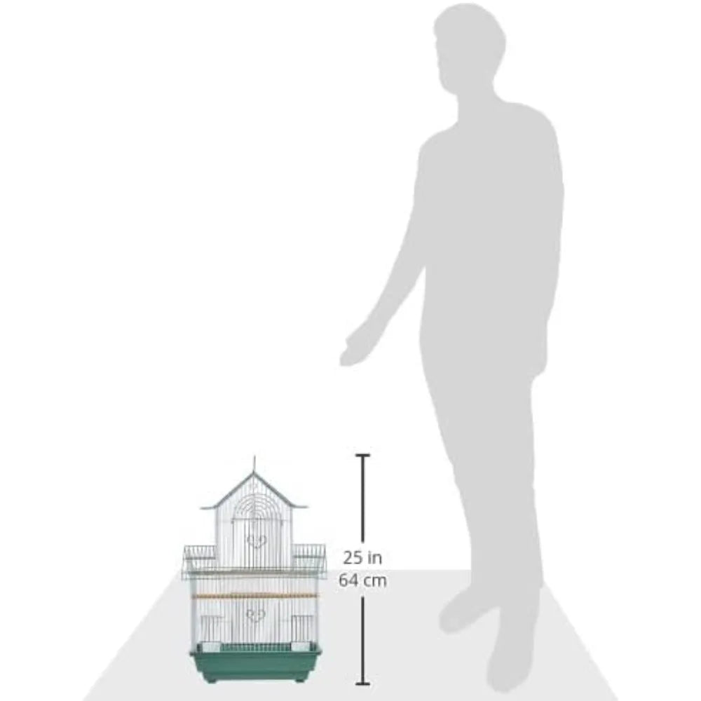 Secure Durable Latch Stainless Steel Parakeet Bird Cage