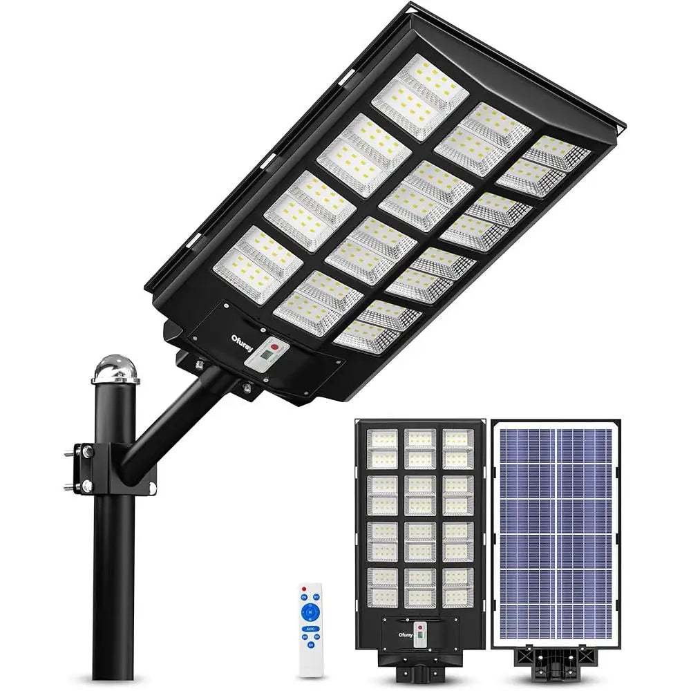 XMSJ 5600W Solar Street Lights Dusk To Dawn