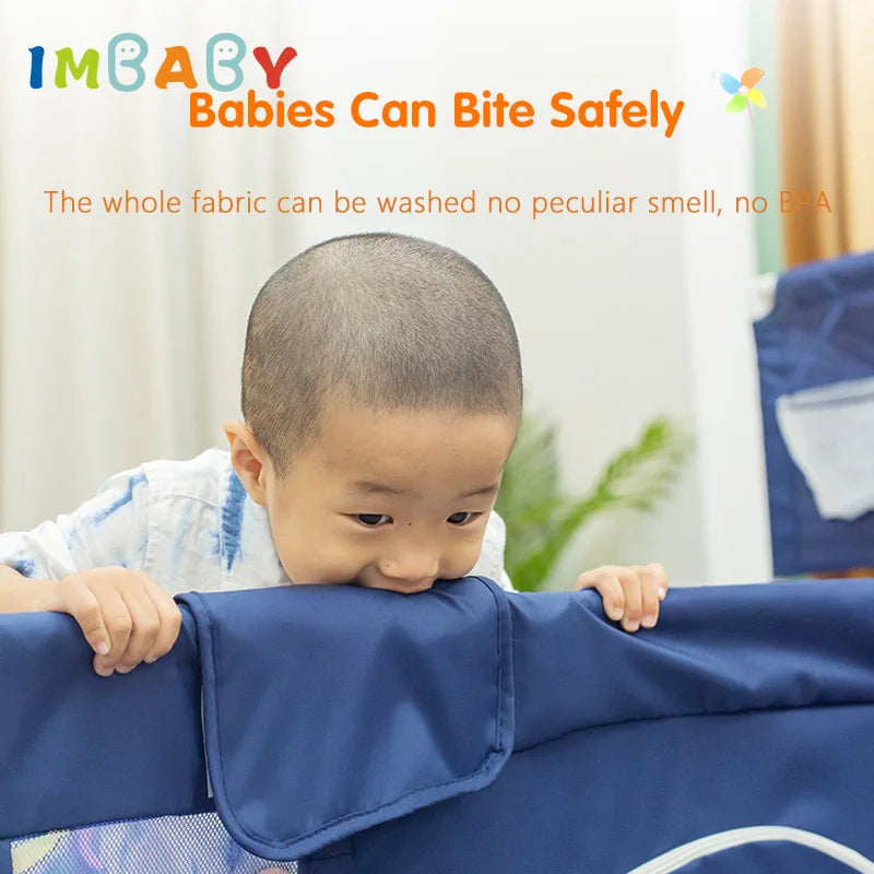 IMBABY Child Playpen and Basketball Fence Safety Barrier