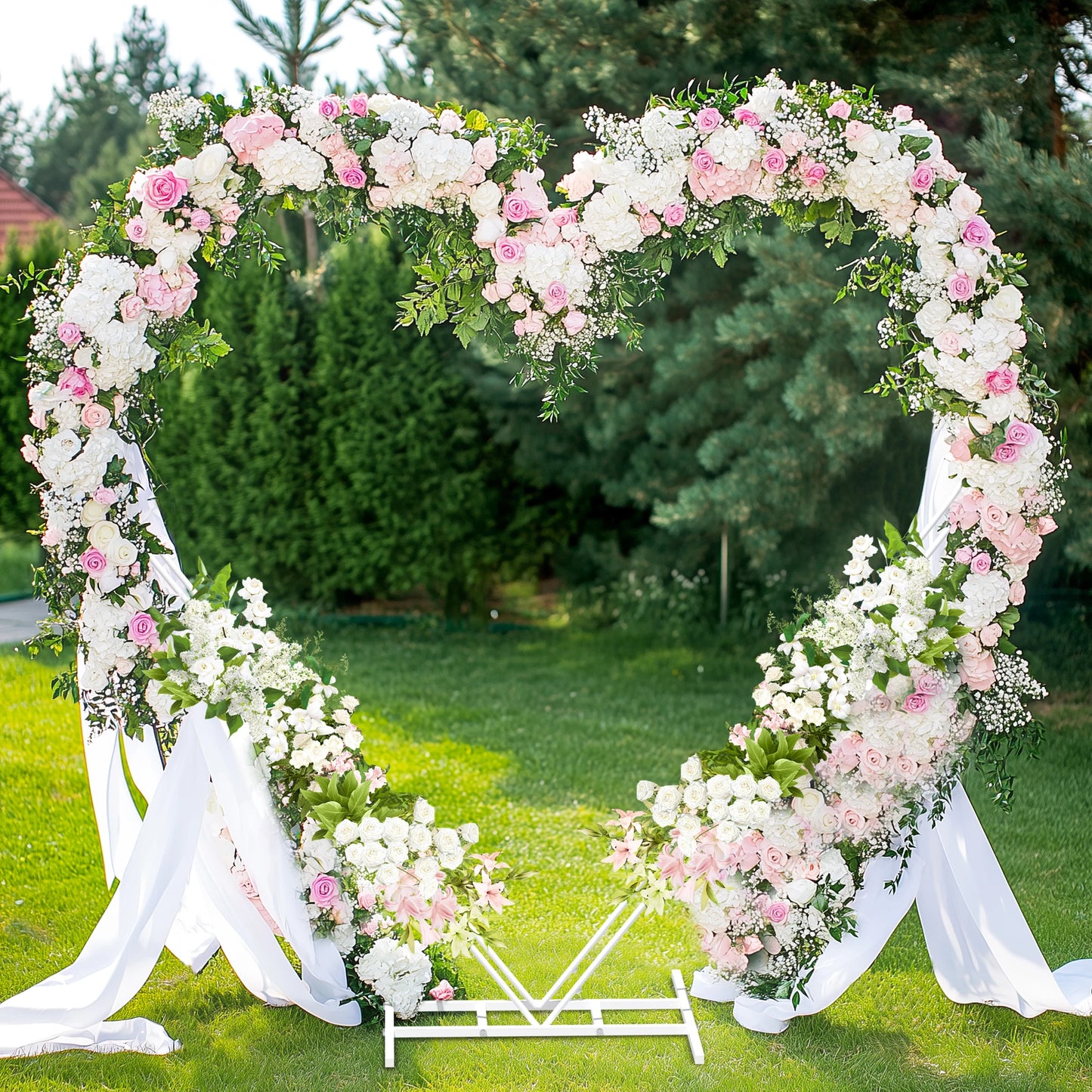 Guangdong Arch Backdrop Wedding Stand Heart Metal Frame