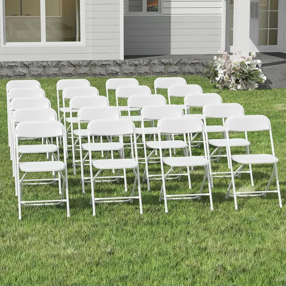 Hign-concerned Folding Chairs 20 Pack Portable Event Chairs
