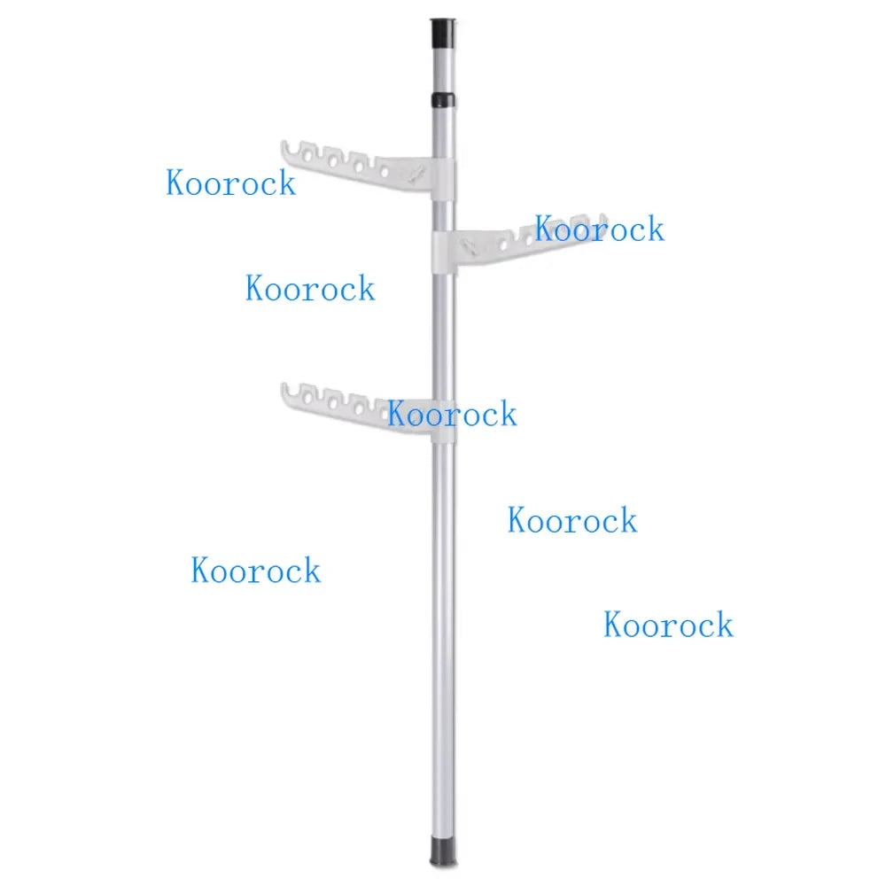 Frame Ceiling To Floor Coat Rack With Metal Support