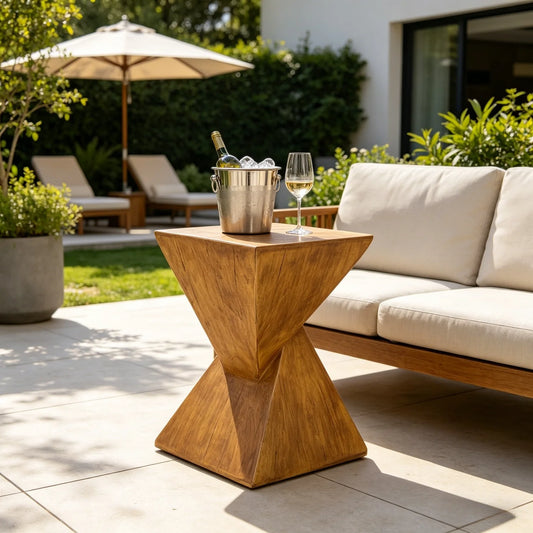 Modern Wood End Table For Living Room