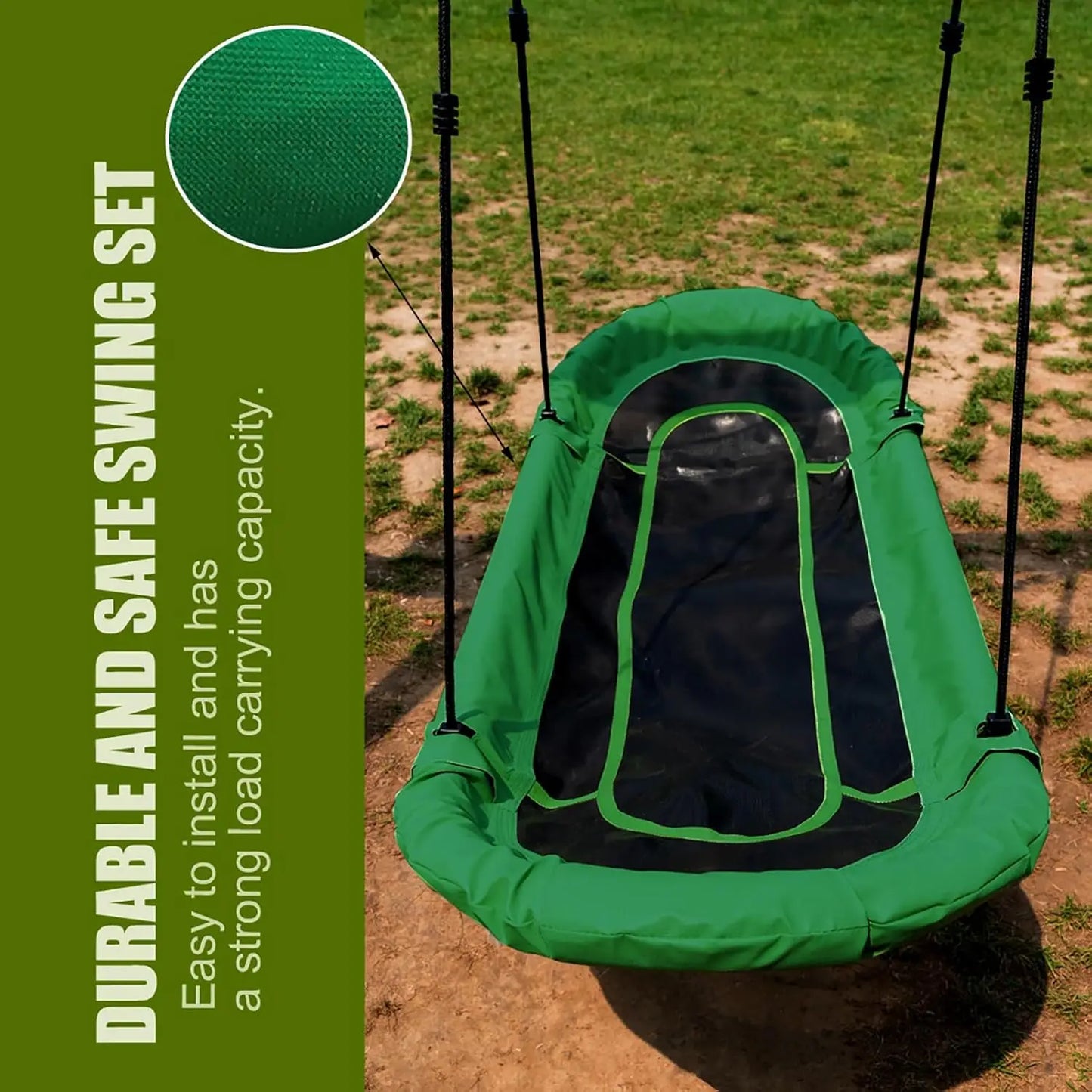 Platform Boat Swing Hammock Lounger For Outdoor Living Spaces