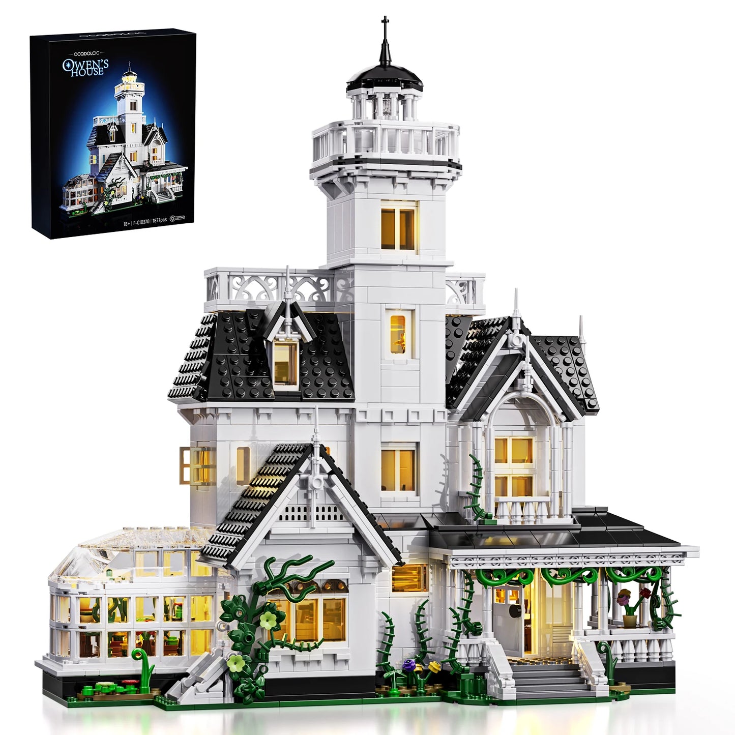 Magic House Building Set With LED Lights For Adults