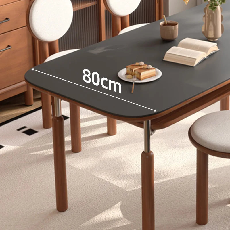 Fosanmi Modern Rock Slab Dining Table For Kitchen Dining