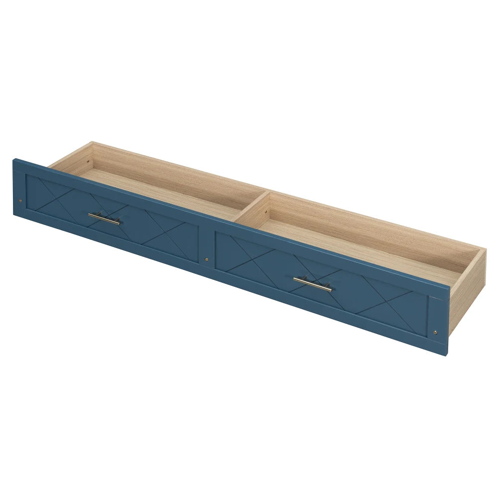Murphy Bed Folding Wall Bed With BuiltInDrawer Usb Ports