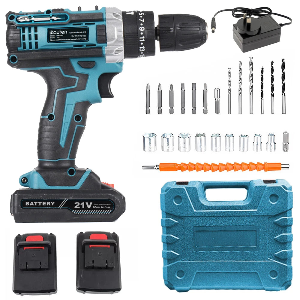 21V Cordless Lithium Battery Drill by NoEnName