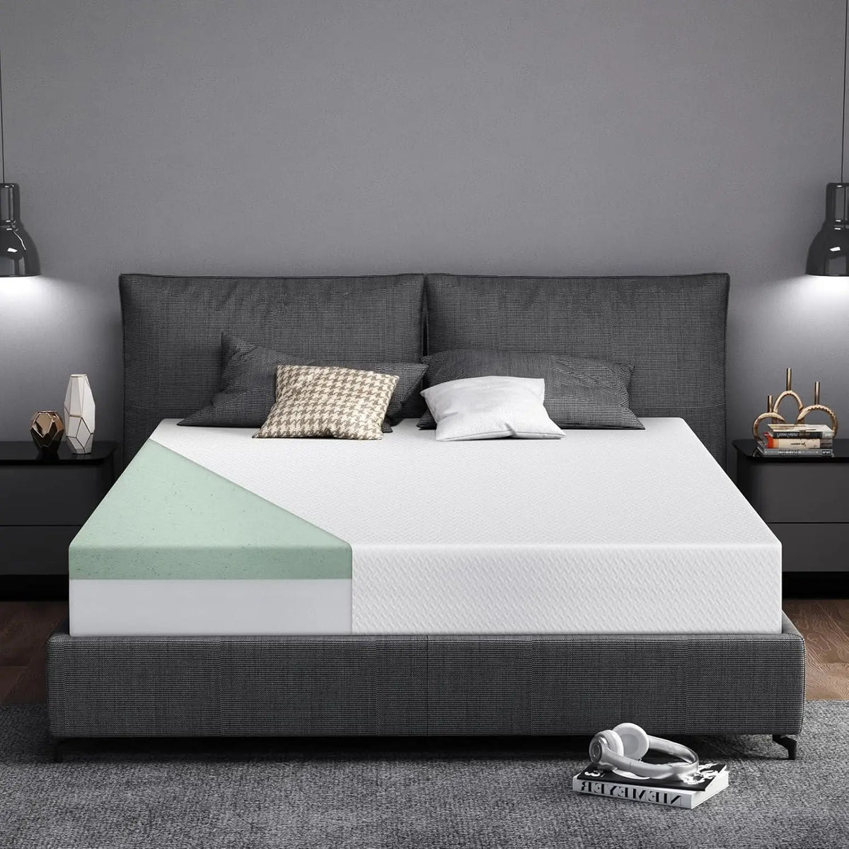 Hcore Extra Firm Memory Foam Mattress With Tencel Cover