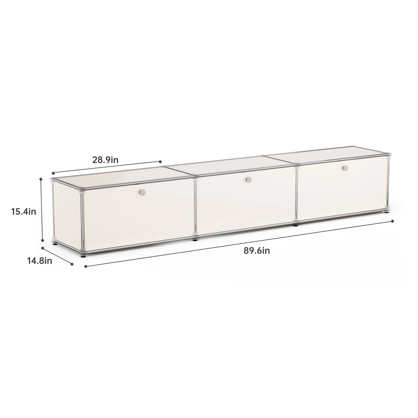 Stainless Steel Storage Cabinet For Living Room And Office