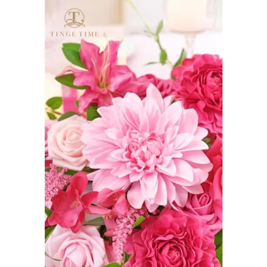 Artificial Sweetheart Flower Swag Table Linen Set For Weddings