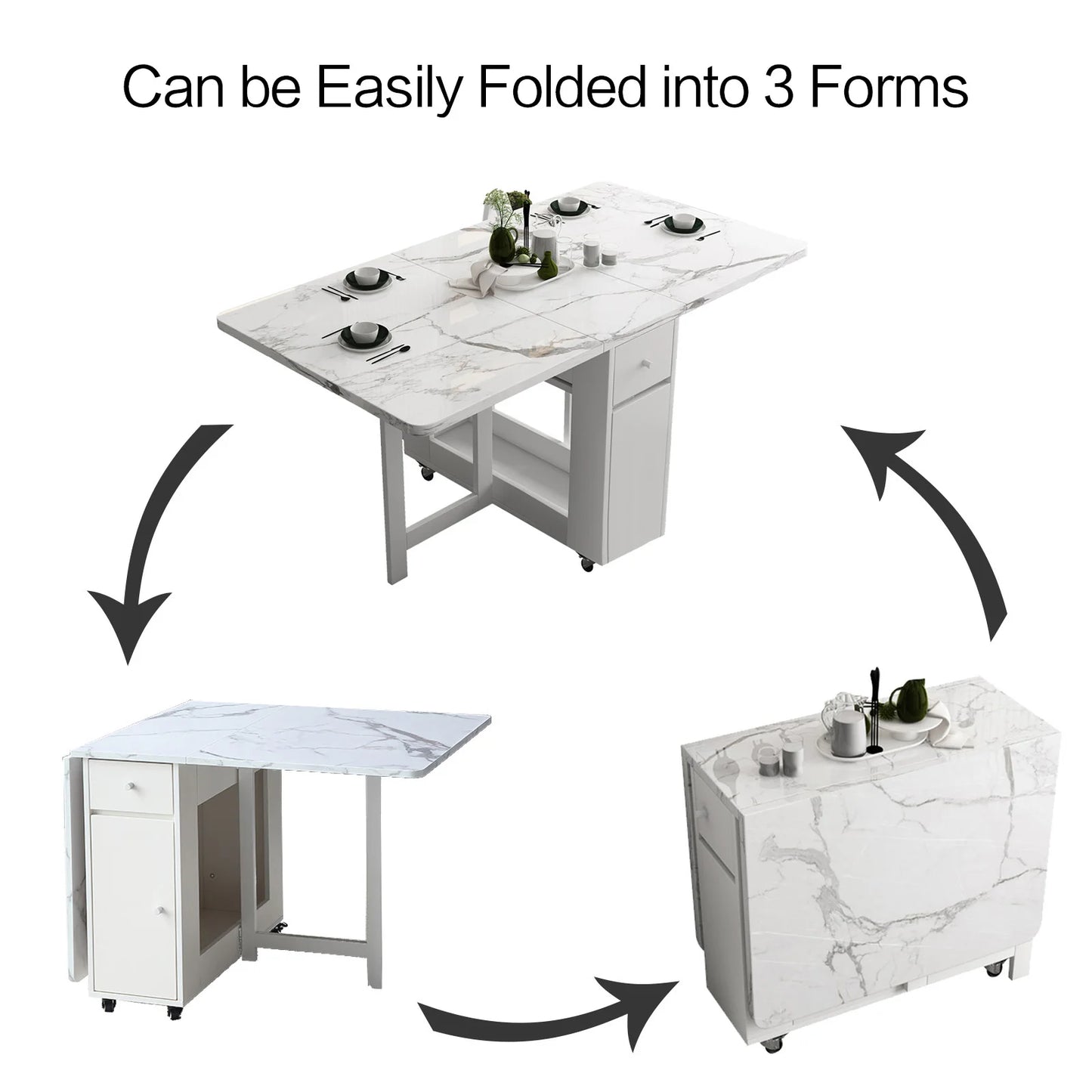 Rama Dymasty Multifunctional Folding Dining Table