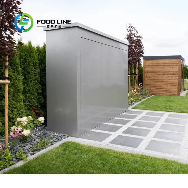 Outdoor Stainless Steel BBQ Pod With Sink And Fridge