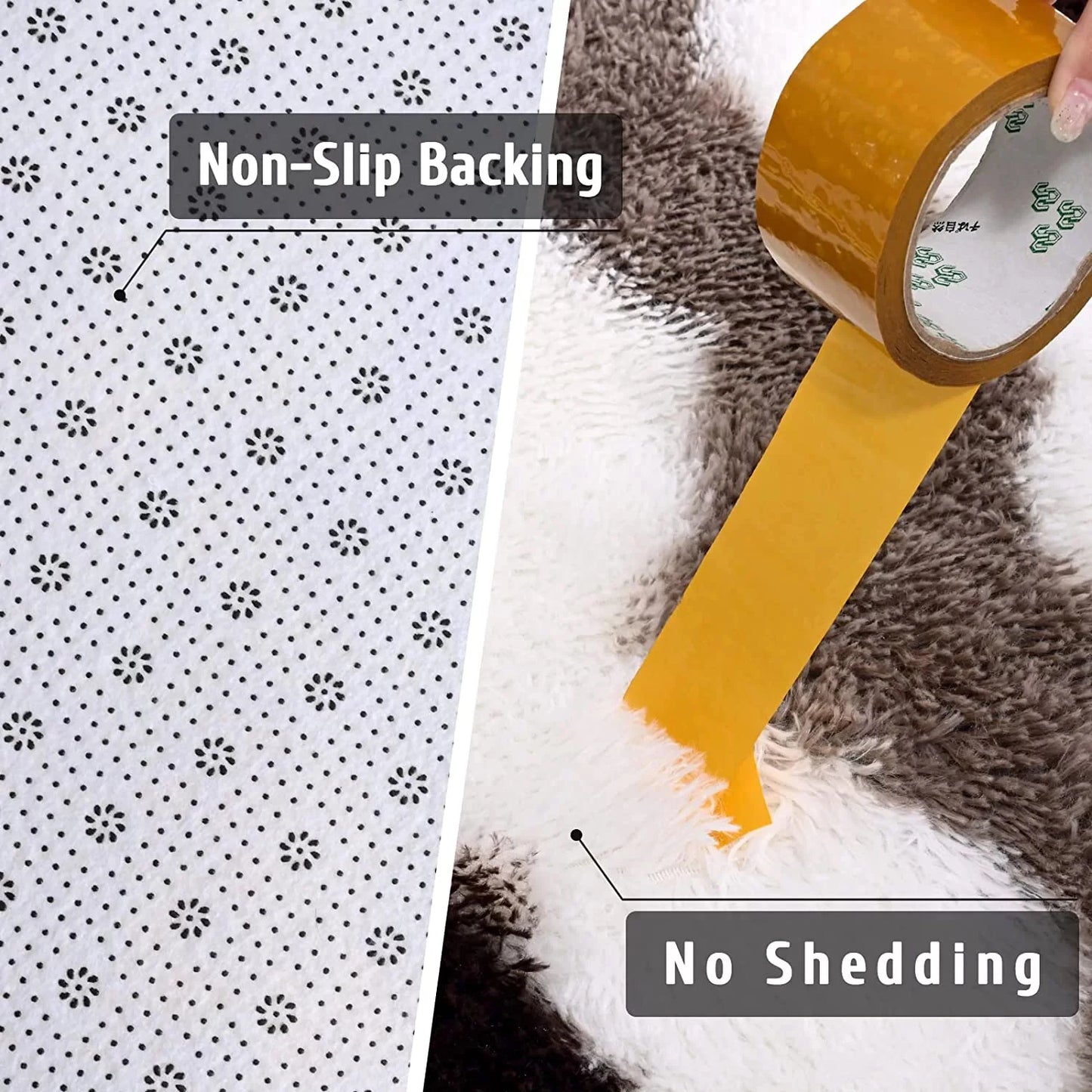 Soft Shaggy Plush Area Rugs for Home Decor