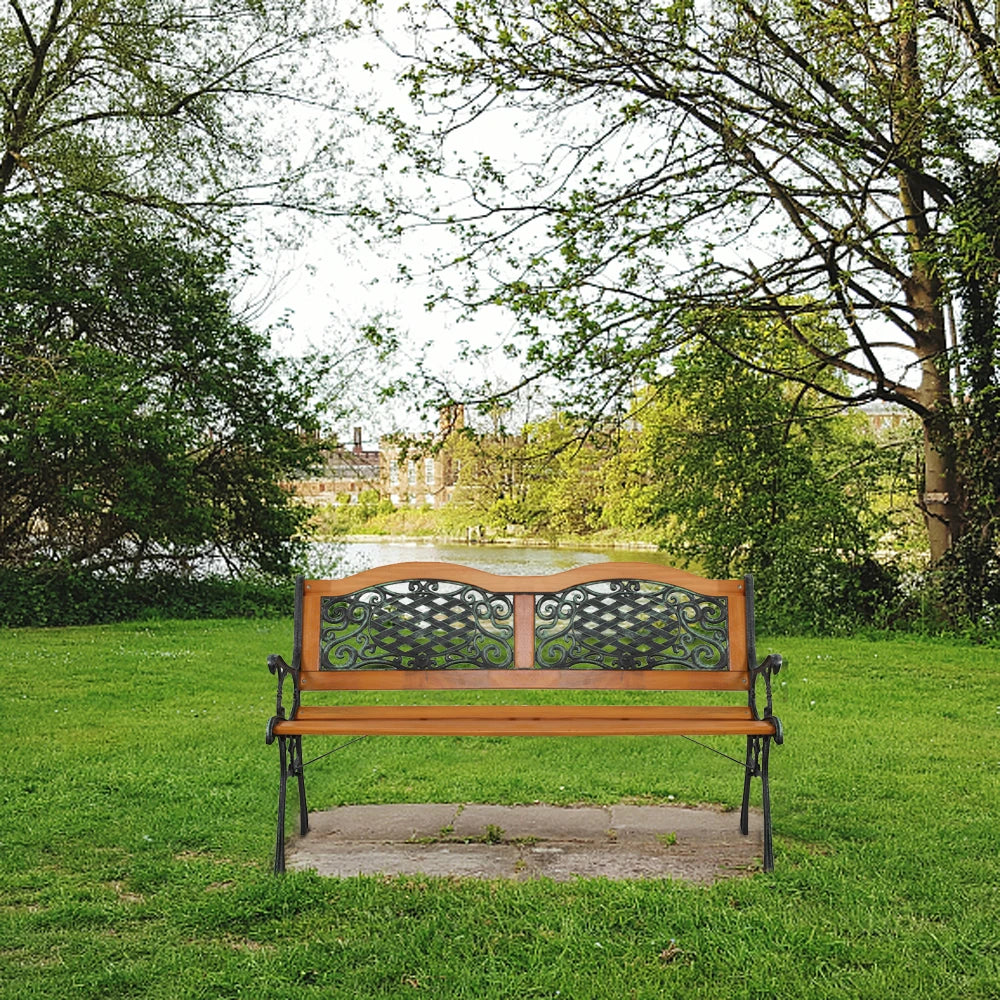 Hign-Concerned Garden Bench Outdoor Patio Park Chair