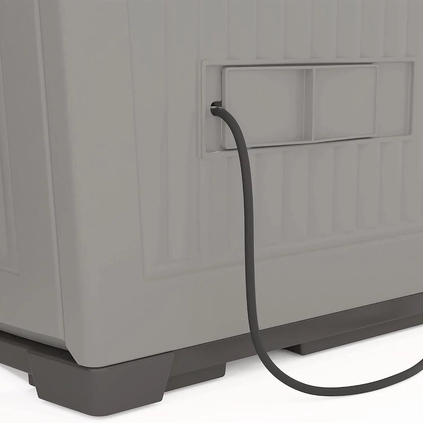 Lockable Resin Outdoor Storage Cabinet Weather-Resistant For Backyard Patio