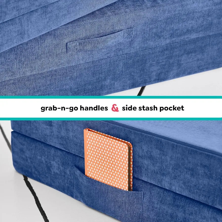 LISM Premium Toddler Play Couch Convertible Folding Sofa DurableFoamModularForHomesPlayrooms