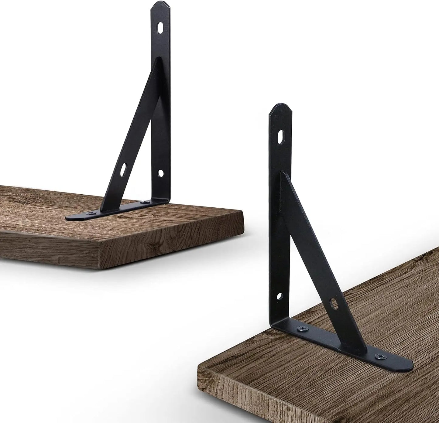 Corner Floating Shelves Wall Mounted Rustic Wood Storage