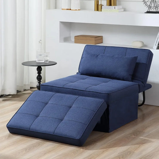 Sofa Bed 4 In 1 Folding Ottoman With Adjustable Backrest