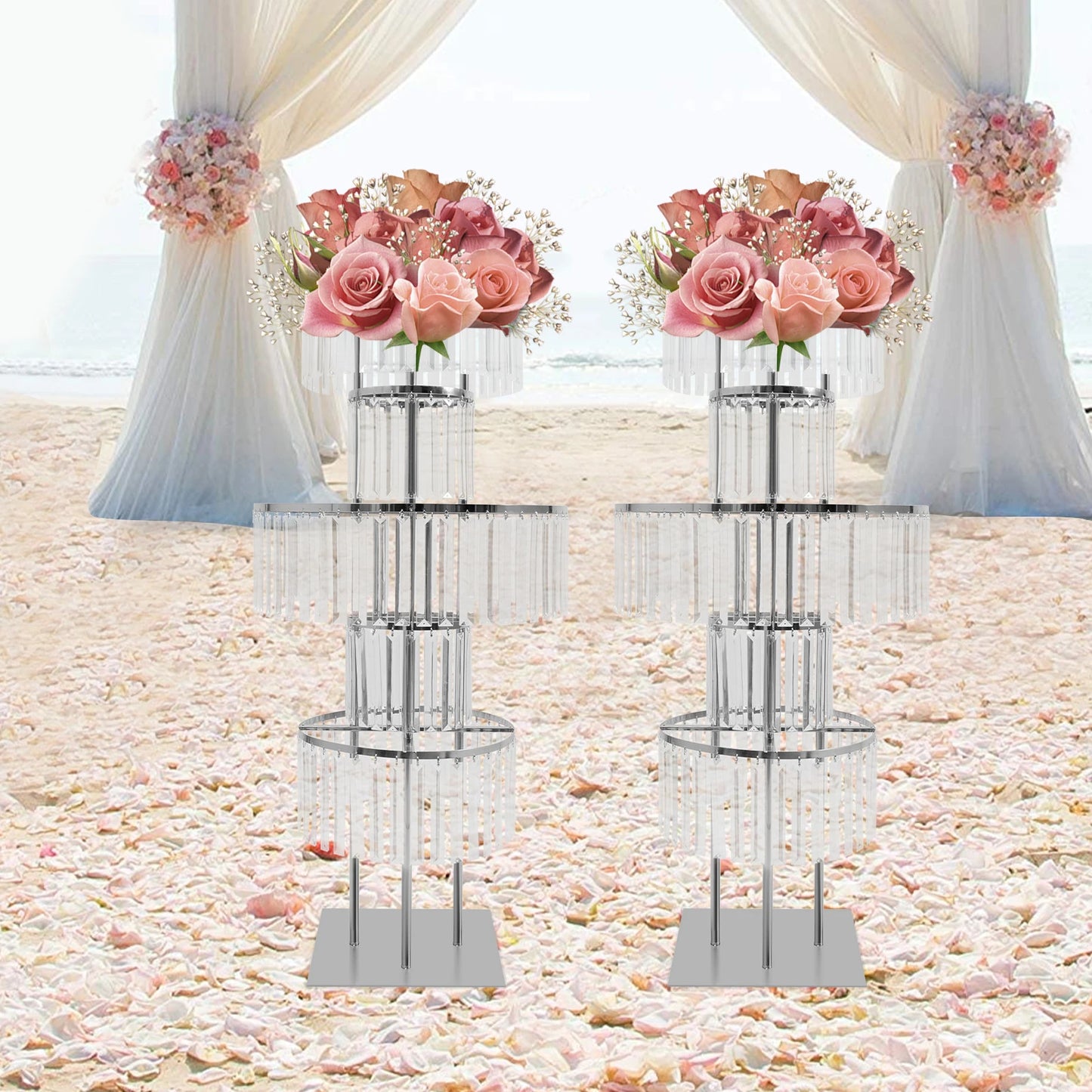 Sichuan Crystal Flower Stand Five-Tier Centerpieces