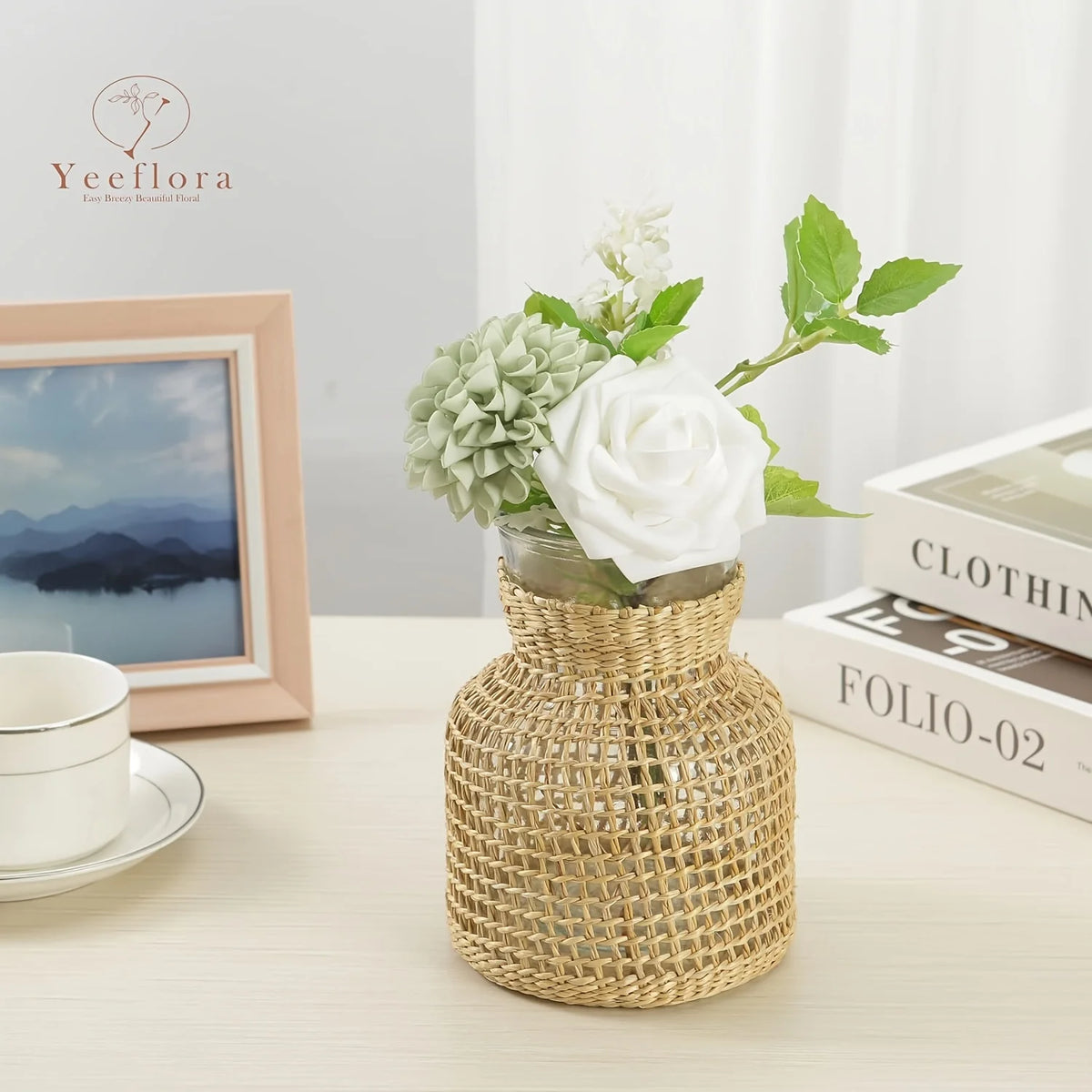 EVA Artificial Hydrangea Flowers for Wedding and Home Decor