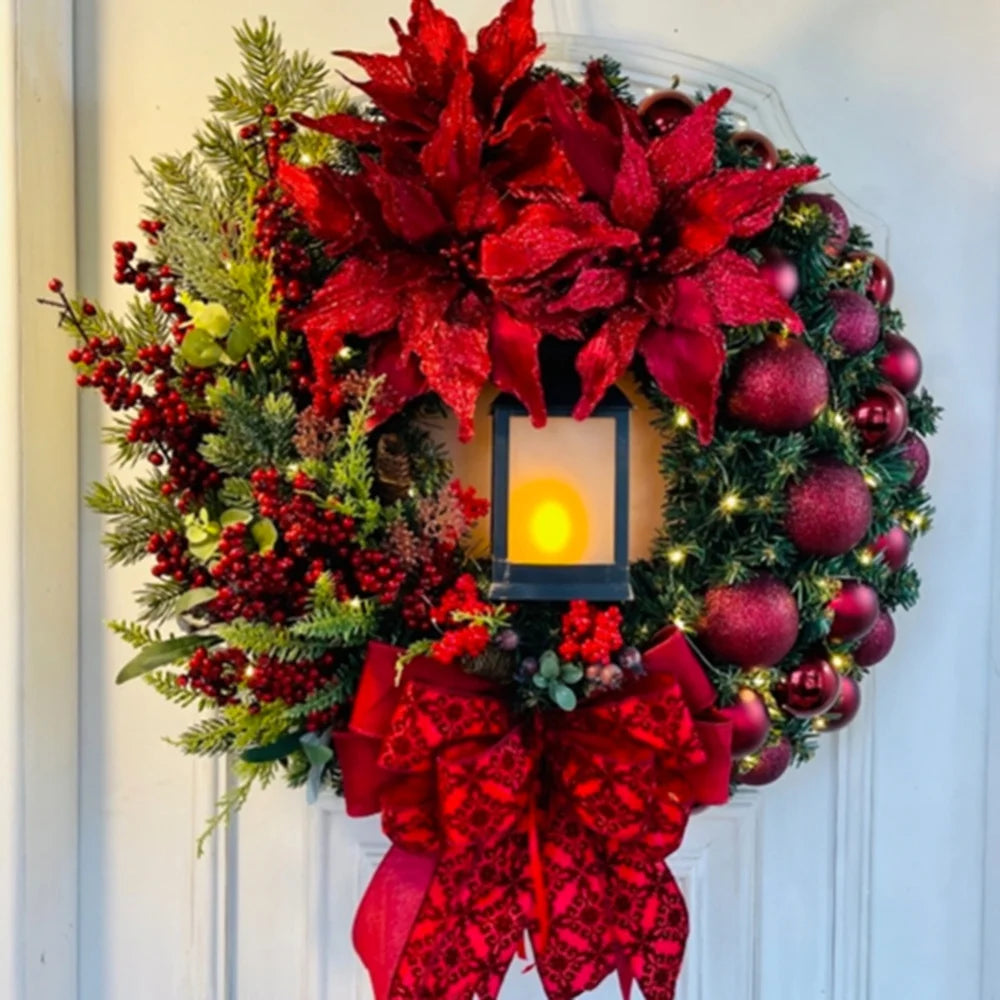 ATMDOG CN Christmas Wreath Sacred Door Decor For Home